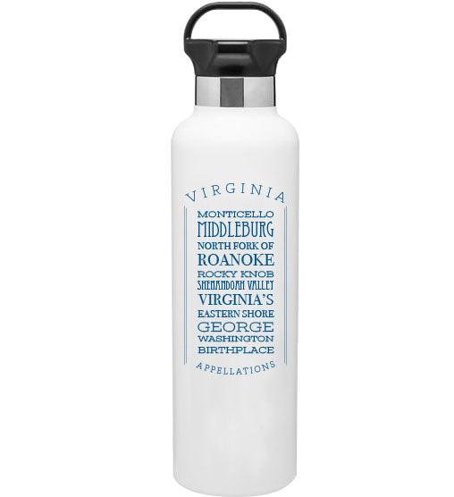 24 Oz. Stainless Insulated Water Bottle in a Customizable Appellations Design